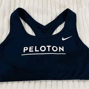 Nike Swoosh Blue Peloton Sports Bra